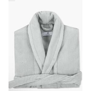 Matouk Milagro Cotton Terry Cloth Robe In Pool Green Sz Small NEW $174